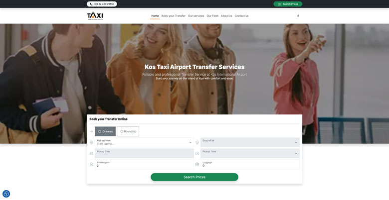Kos airport taxi - Online κρατήσεις μεταφορών επιβατών