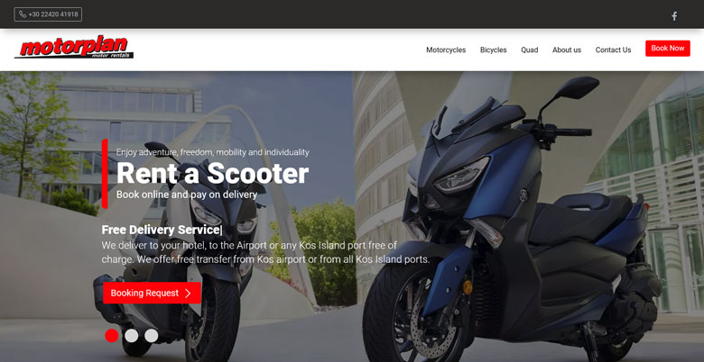 Motorplan - Scooter και μοτοσυκλέτες, Κως