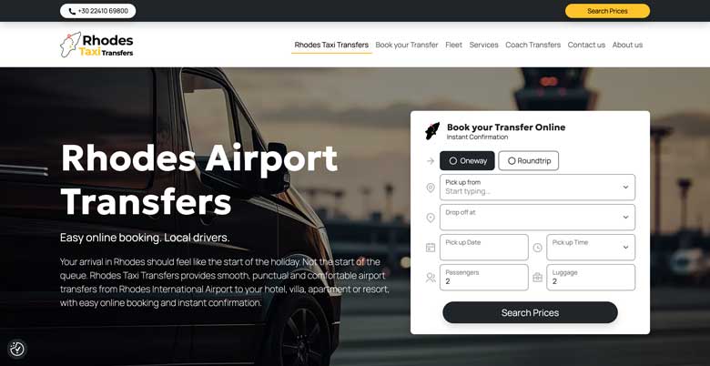 Rhodes Airport Transfer Services - Μεταφορές αεροδρομίου Ρόδου